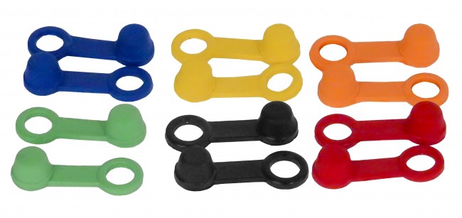 Colored Brake Bleeder Screw Caps 2pc